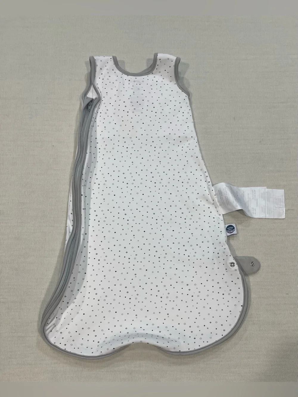 Nested Bean Zen Sack Classic – Stardust Grey Size Small 0-6 Months
